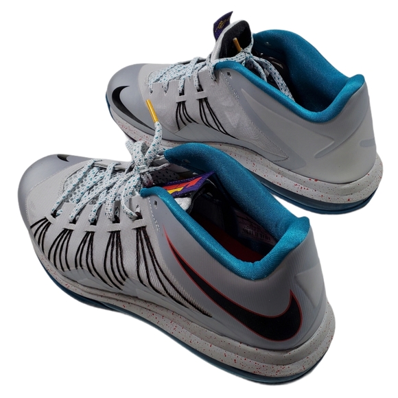 NIKE AIR MAX LEBRON X LOW "AKRON AEROS" METALLIC - Picture 7 of 16